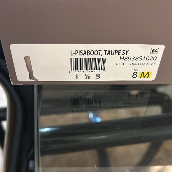 Franco Sarto Over Knee Nude Thigh high Boots Taupe US 8 - Picture 11 of 13